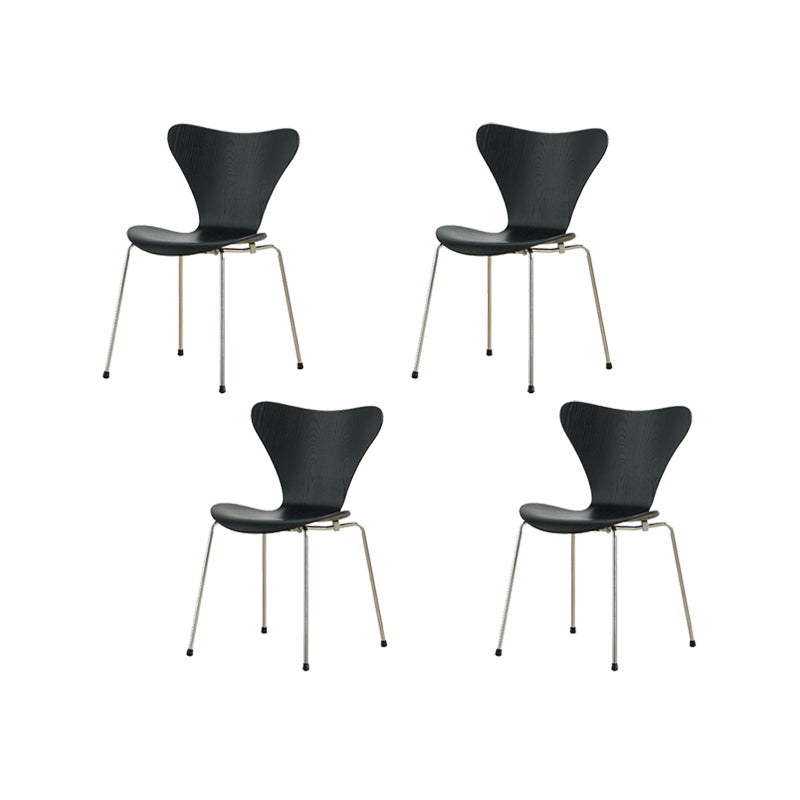 Industrial Style Side Chair Wooden Indoor Dining Chair for Home