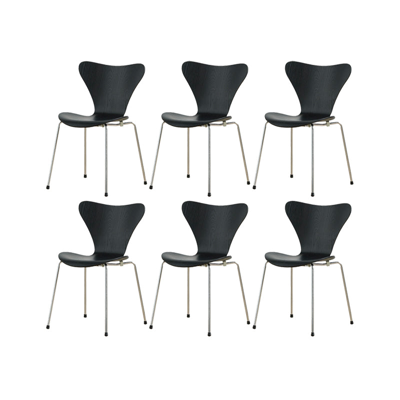 Industrial Style Side Chair Wooden Indoor Dining Chair for Home