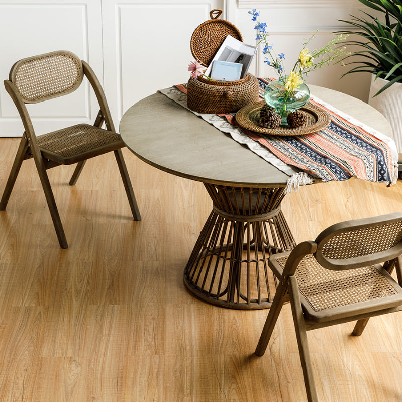 Solid Wood Side Chair Modern Folding Dining Chair for Living Room