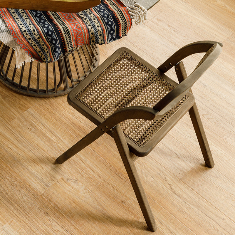 Solid Wood Side Chair Modern Folding Dining Chair for Living Room