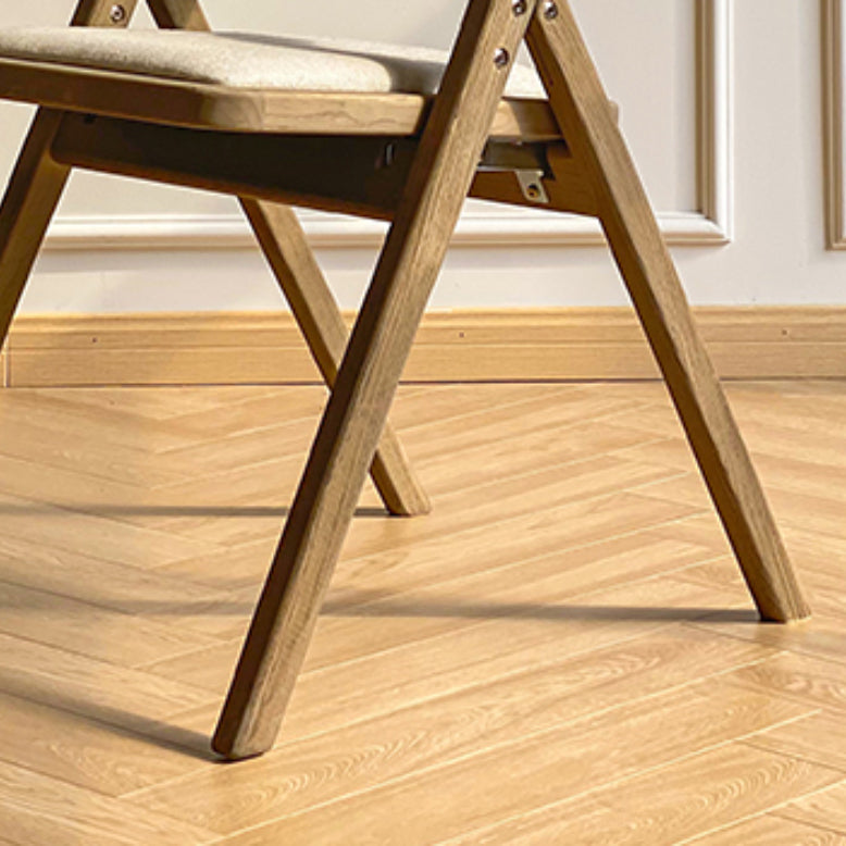 Solid Wood Side Chair Modern Folding Dining Chair for Living Room