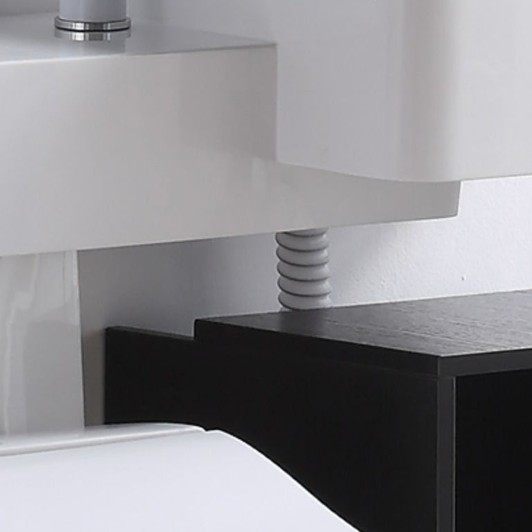 Contemporary Flush Toilet Floor Mount One-Piece Toilet Toilet Bowl