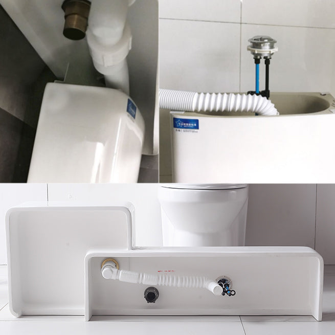 Contemporary Flush Toilet Floor Mount One-Piece Toilet Toilet Bowl