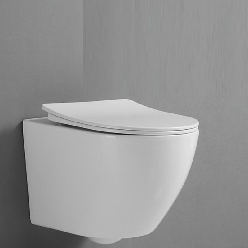 Contemporary One Piece Toilet Bowl Wall Mount Porcelain Urine Toilet