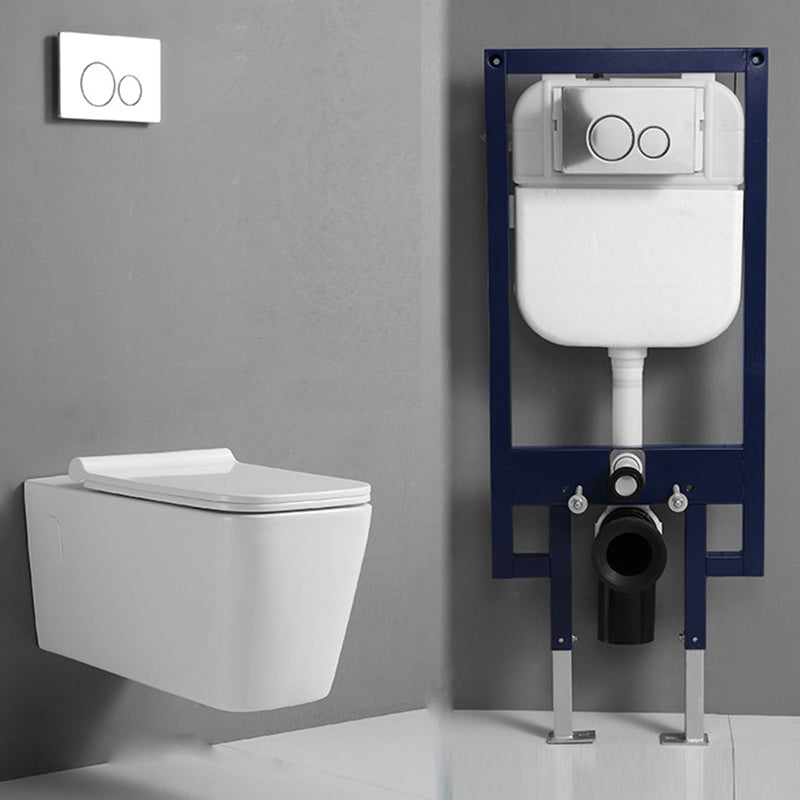 Contemporary One Piece Toilet Bowl Wall Mount Porcelain Urine Toilet