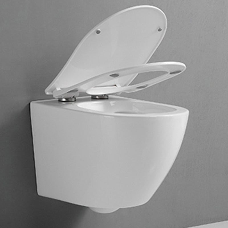 Contemporary One Piece Toilet Bowl Wall Mount Porcelain Urine Toilet