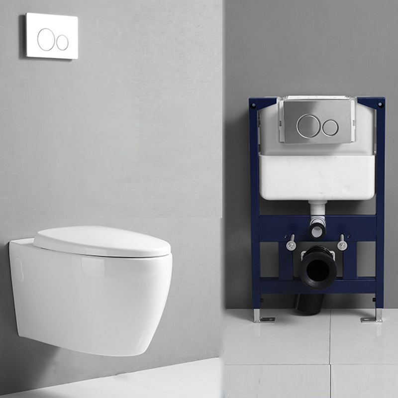 Contemporary One Piece Toilet Bowl Wall Mount Porcelain Urine Toilet