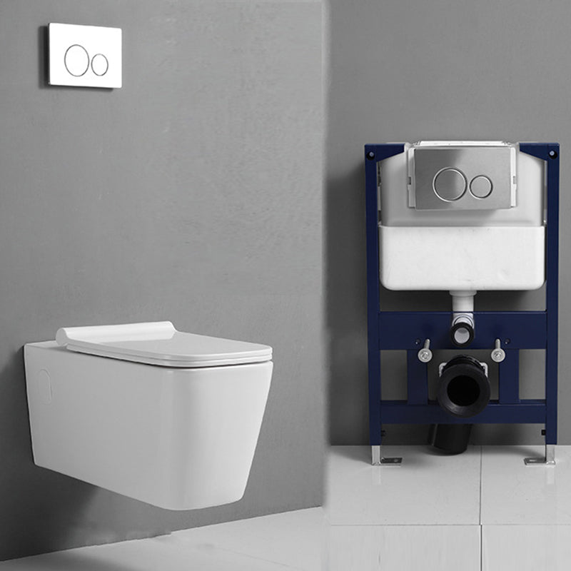 Contemporary One Piece Toilet Bowl Wall Mount Porcelain Urine Toilet