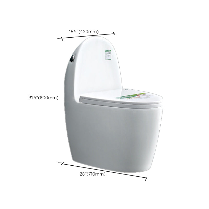 Contemporary 1 Piece Flush Toilet Floor Mounted Urine Toilet (Spray Gun not Included)