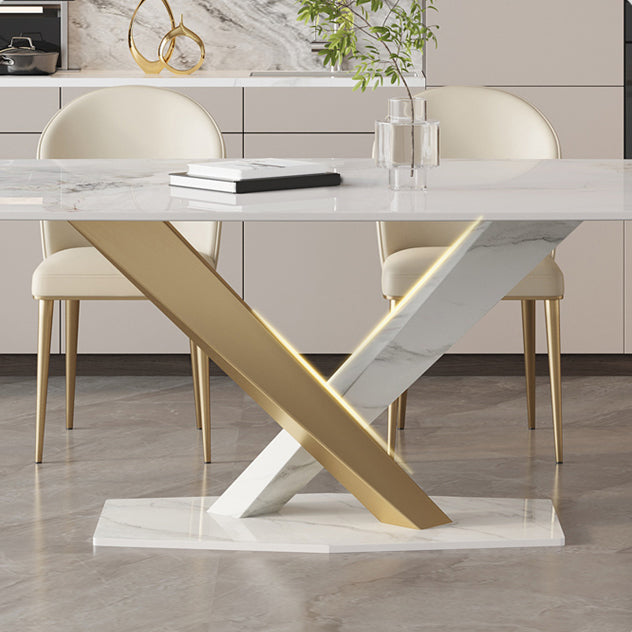 Nordic Dining Room Set 1/4/5/6/7 Pcs Stone Dining Room Furniture