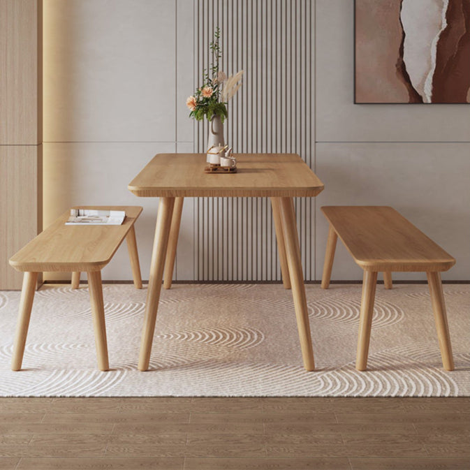 Industrial Rectangle Wood Dining Table 1/3/5/6/7 Pieces Dining Set for Dining Room