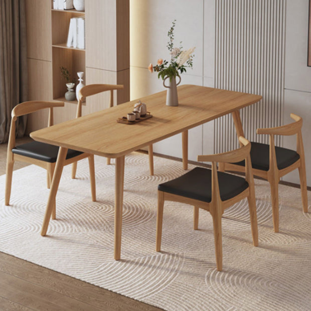 Industrial Rectangle Wood Dining Table 1/3/5/6/7 Pieces Dining Set for Dining Room