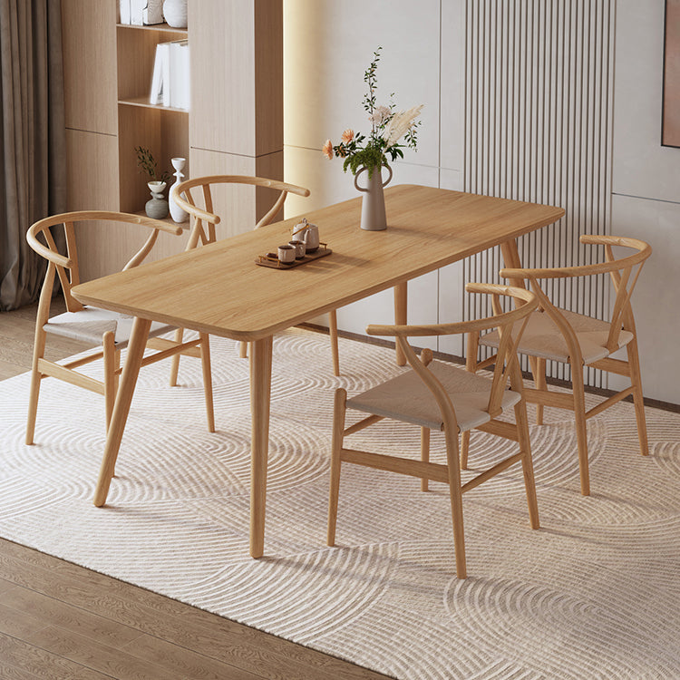 Industrial Rectangle Wood Dining Table 1/3/5/6/7 Pieces Dining Set for Dining Room