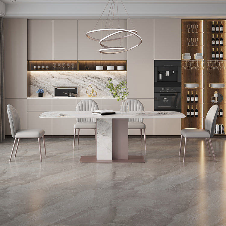 Nordic Dining Room Set 1/4/5/6/7 Pcs Dining Set for Home Use