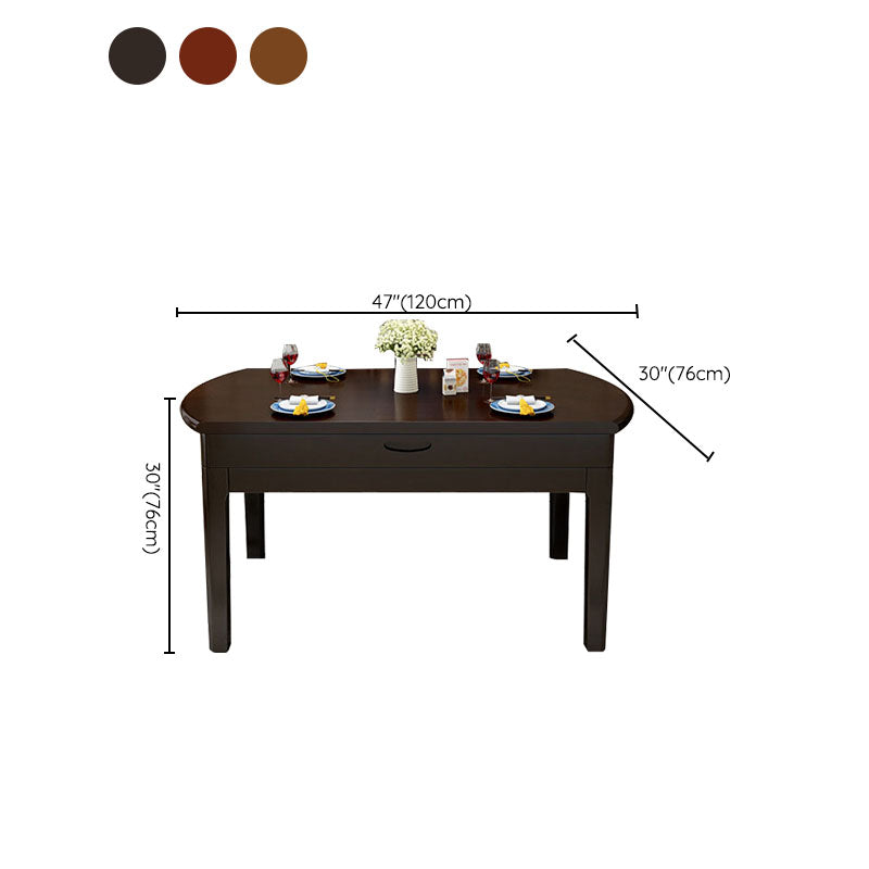 4 Legs Dining Furniture Extendable Dining Table for Dining Room