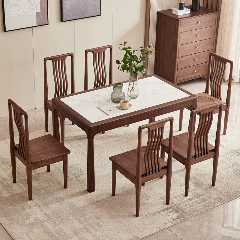 Sintered Stone Top Table Rectangle Dining Table for Dining Room