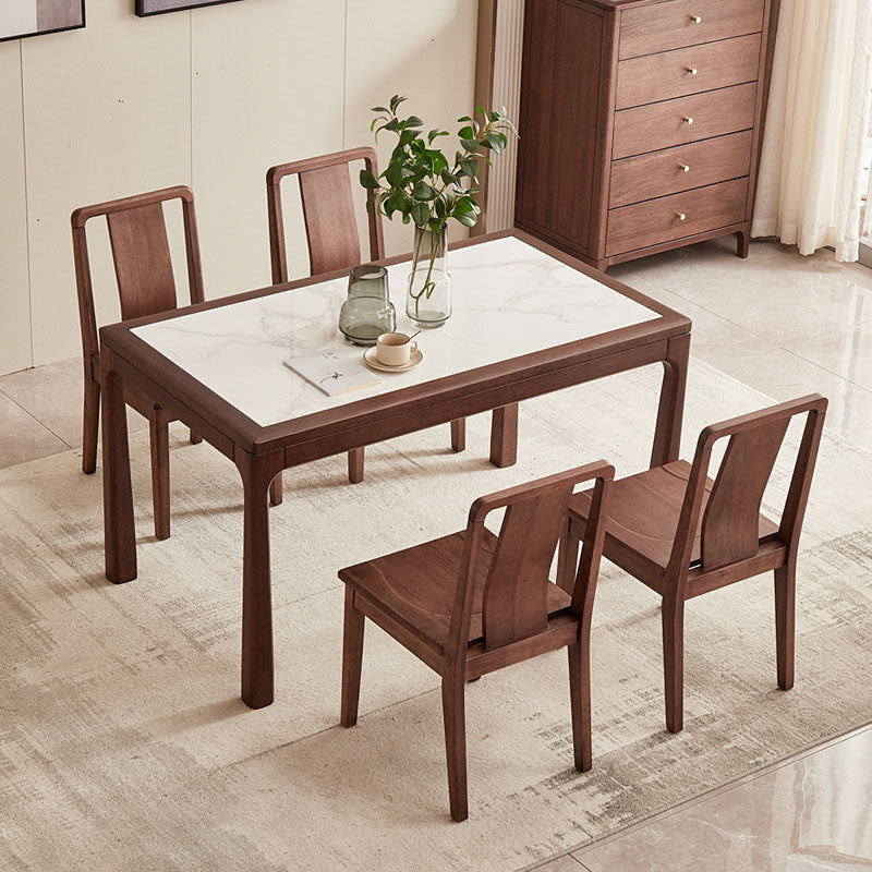 Sintered Stone Top Table Rectangle Dining Table for Dining Room