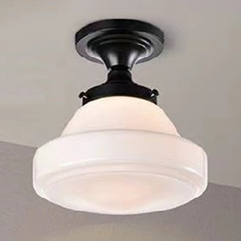 Modern Simple Metal Ceiling Light Geometry Shape Ceiling Lamp for Bedroom