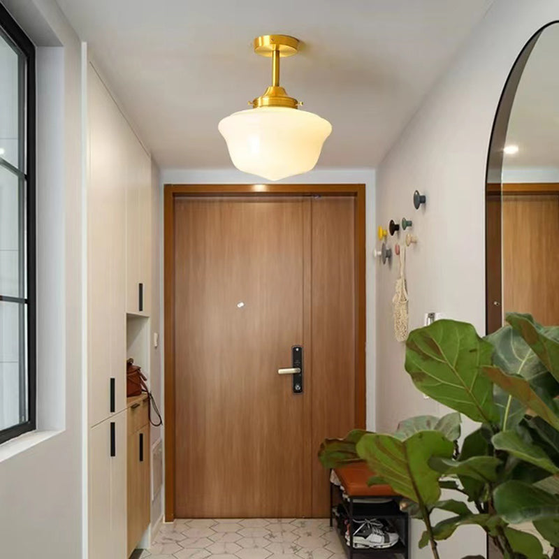 Modern Simple Metal Ceiling Light Geometry Shape Ceiling Lamp for Bedroom