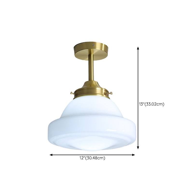 Modern Simple Metal Ceiling Light Geometry Shape Ceiling Lamp for Bedroom