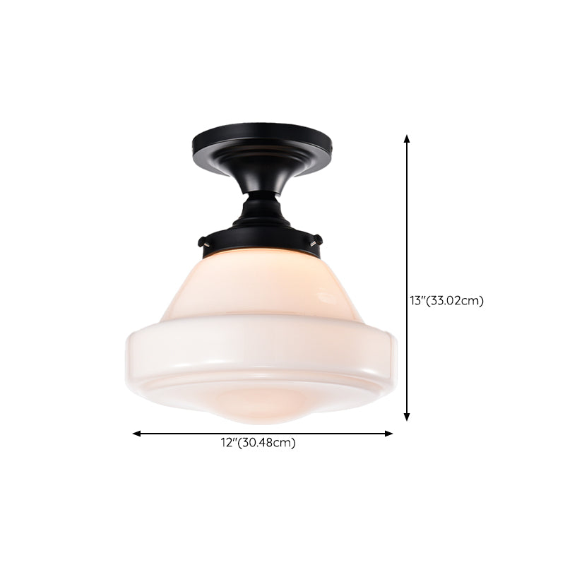 Modern Simple Metal Ceiling Light Geometry Shape Ceiling Lamp for Bedroom