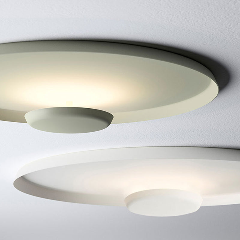Nordic Disk Flush Mount Metal LED Ceiling Light Fixture for Bedroom