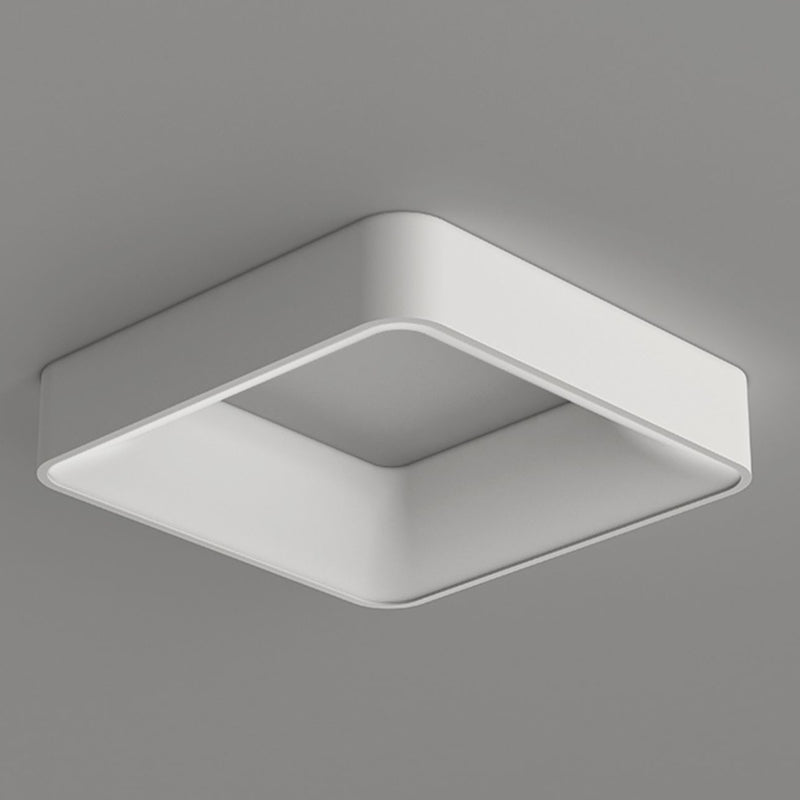 Square Ceiling Mount Light Modern LED Ceiling Light with Acrylic Shade for Bedroom