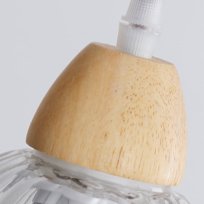 Modern Simple Wall Light Wooden Dome Shape Wall Lamp for Living Room