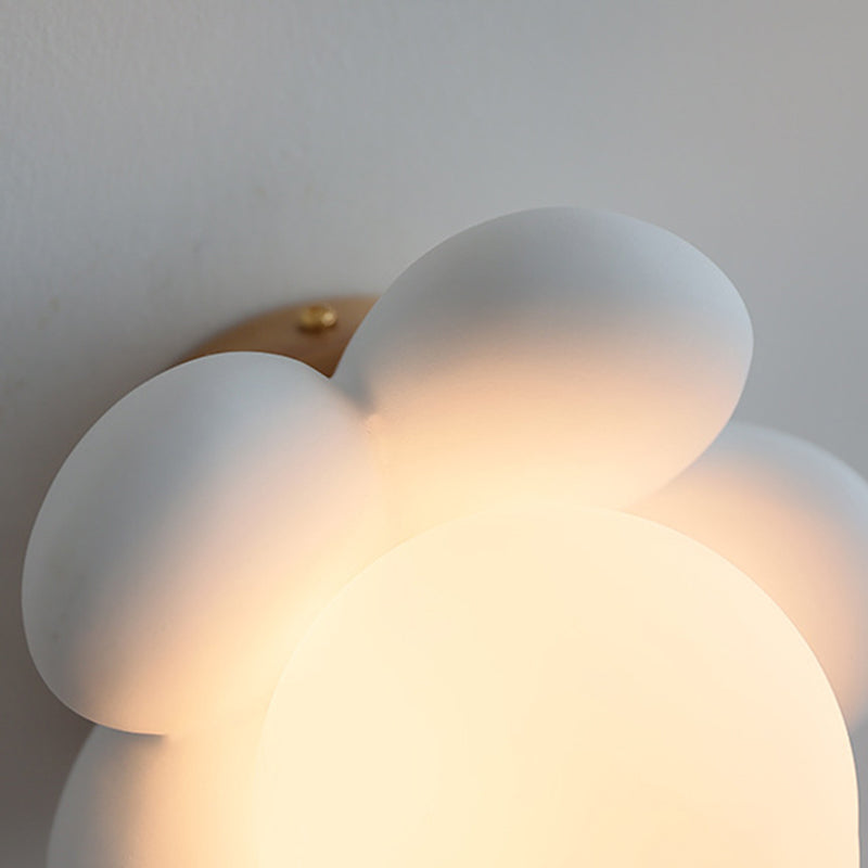 White/Pink Flush Mount Lighting Modernism Wall Light for Bedroom