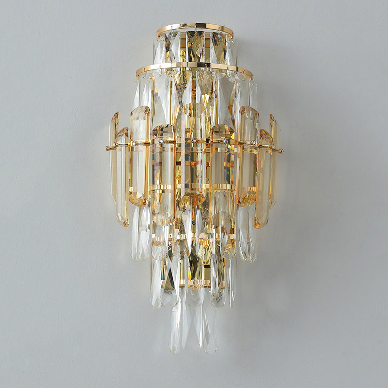 Crystal Shade Wall Light Fixture Modern Wall Light Sconce for Bedroom