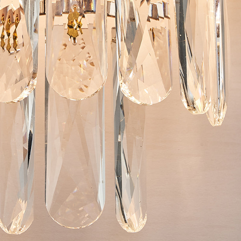 Crystal Shade Wall Light Fixture Modern Wall Light Sconce for Bedroom
