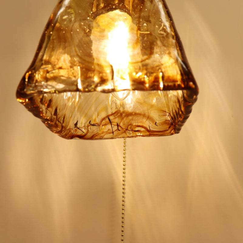 Minimalist Glass Shade Wall Light Fixture Industrial Wall Light Sconce for Bedroom