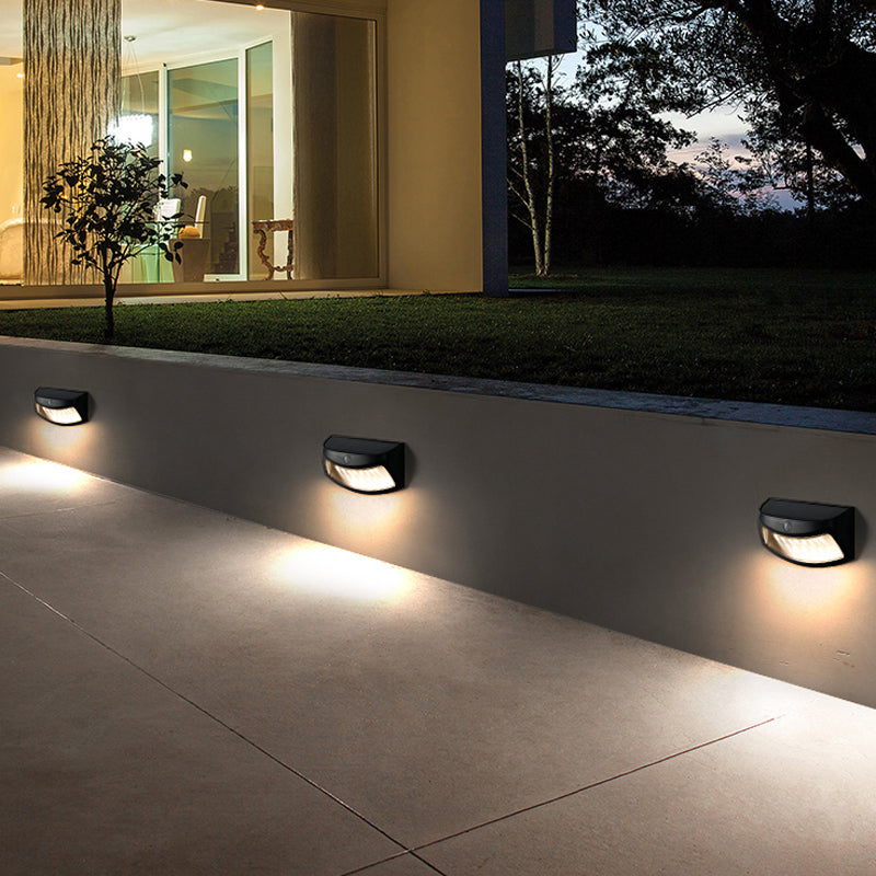 Interior LED Wall Mount Fixture in Black / Brown Finish Minimalist Wall Lighting