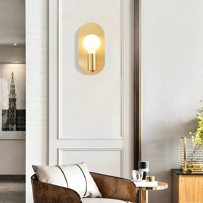 Nordic Style Vanity Light Metal 1 Light Vanity Lamp for Shower Room