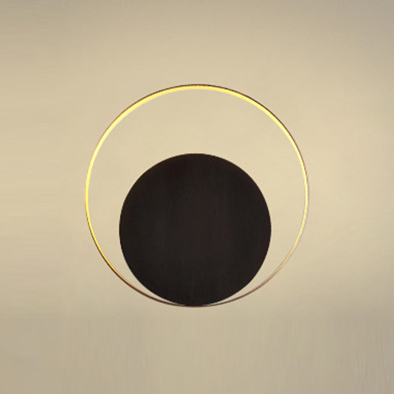 1/2-Light Black/Golden Bathroom Vanity Light Modern Unique Bath Bar