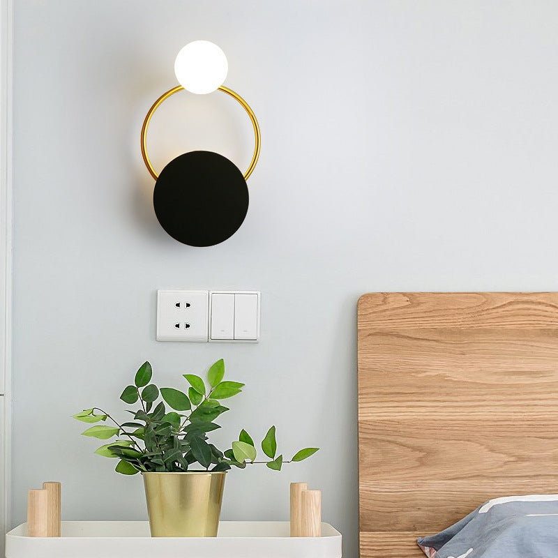 1/2-Light Black/Golden Bathroom Vanity Light Modern Unique Bath Bar