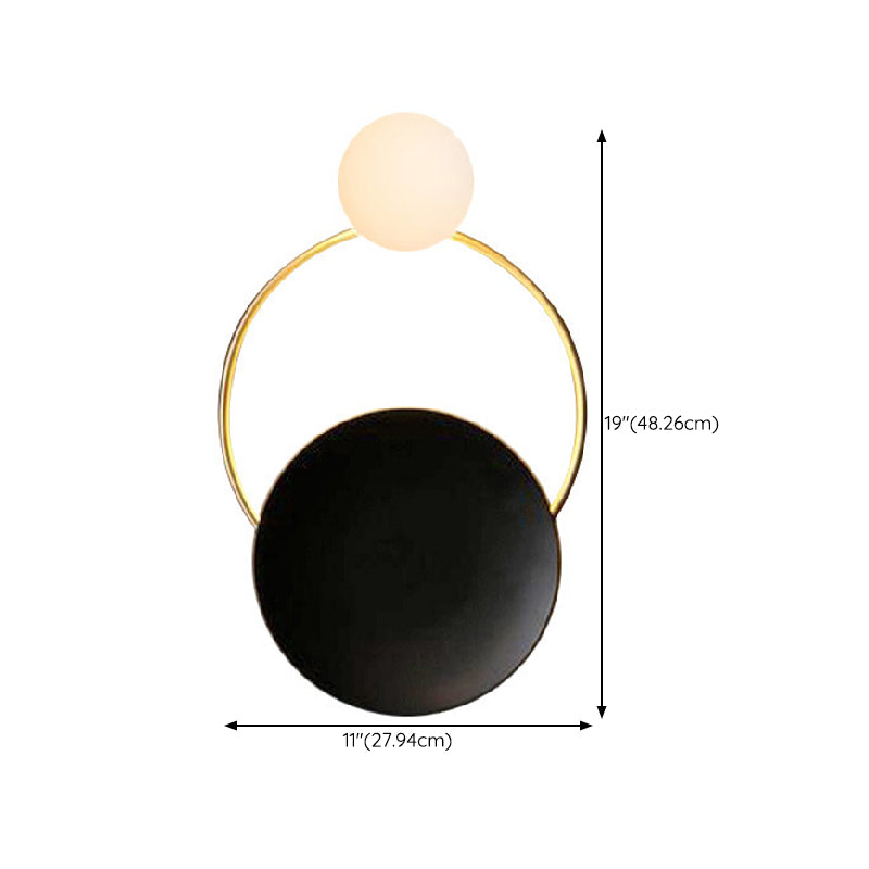 1/2-Light Black/Golden Bathroom Vanity Light Modern Unique Bath Bar