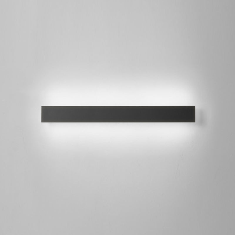 Black Contemporary Bathroom Vanity Light 1 Light LED Bath Bar