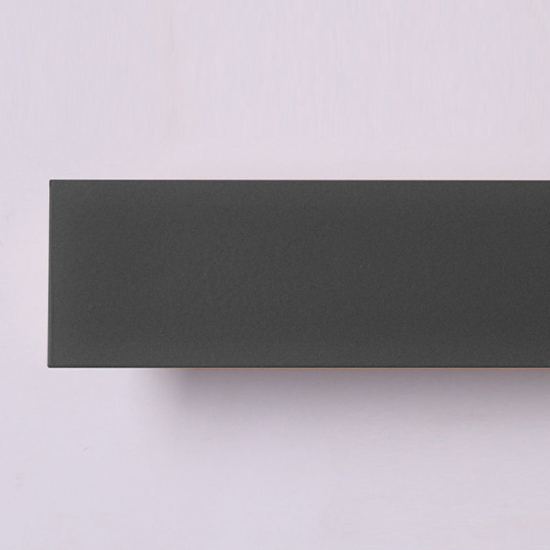 Black Contemporary Bathroom Vanity Light 1 Light LED Bath Bar