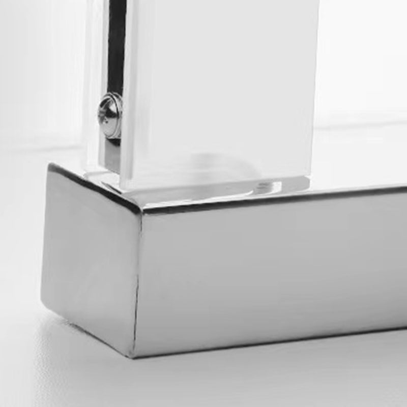 Contemporary White Single Bathroom Vanity Light LED Bath Bar