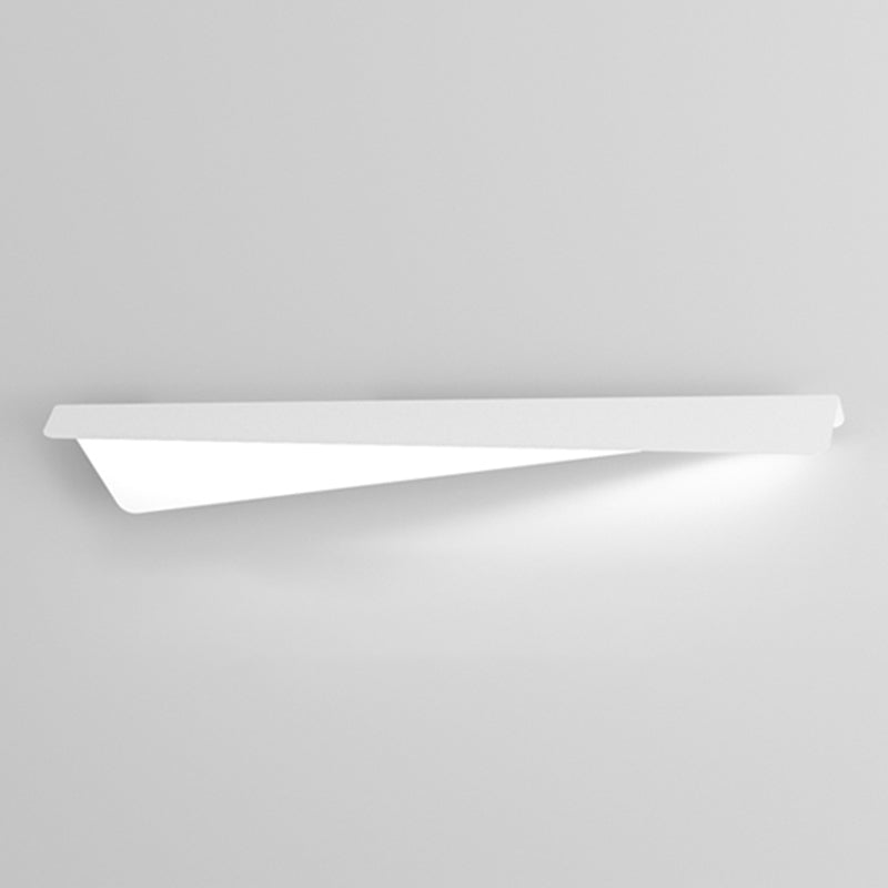 Metal 1 - Light LED Bath Fixture in White Unique Contemporary Bathroom Vanity Lighting