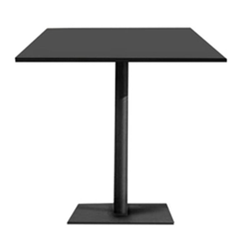 Stone Top Dining Table Set 1/7 Pcs Metal Frame Patio Dining Table with Upholstered Chairs