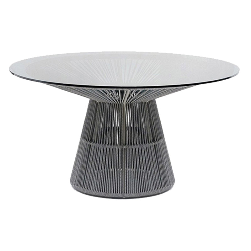 Round Patio Dining Table Set 1/2/5/6 Pcs Stone Top Patio Dining Table with Chairs