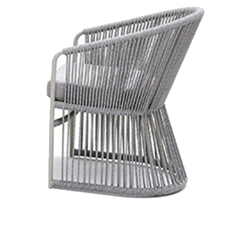 Round Patio Dining Table Set 1/2/5/6 Pcs Stone Top Patio Dining Table with Chairs