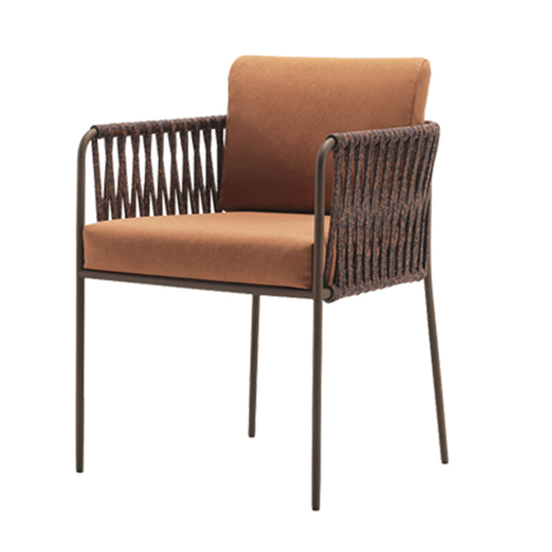 Rectangular Patio Dining Table Set 1/4/7 Pcs Metal Frame Patio Dining Table and Chairs