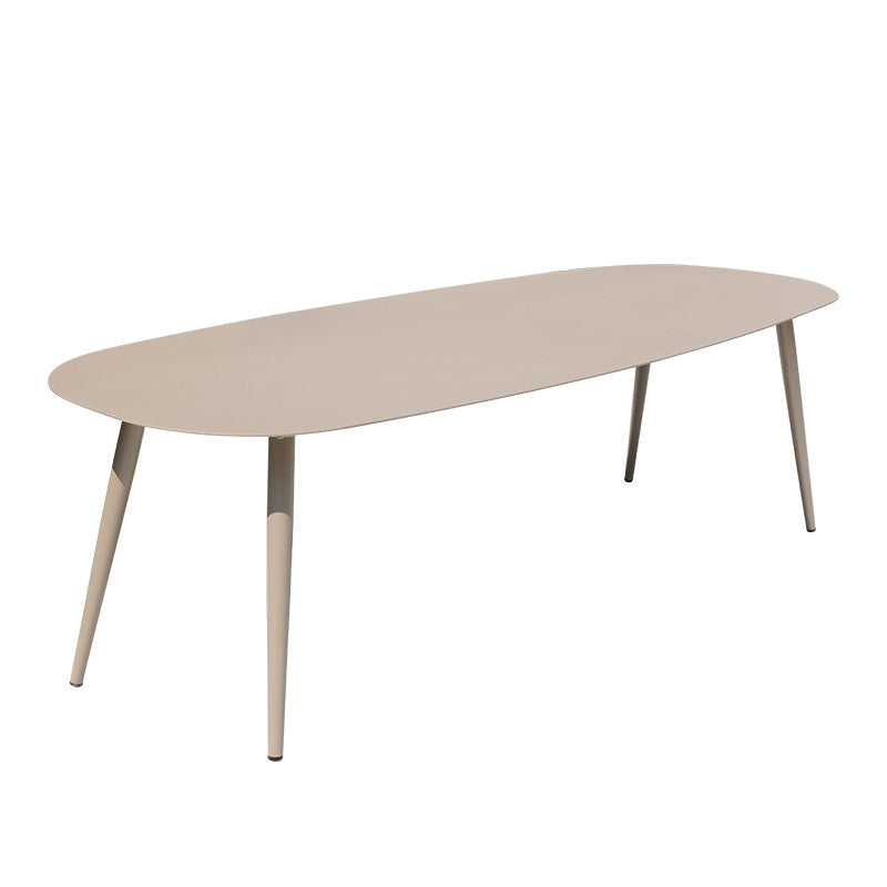 Boho Patio Dining Table Set 1/3/5/7/9 Pcs Aluminum Frame Dining Table and Chairs