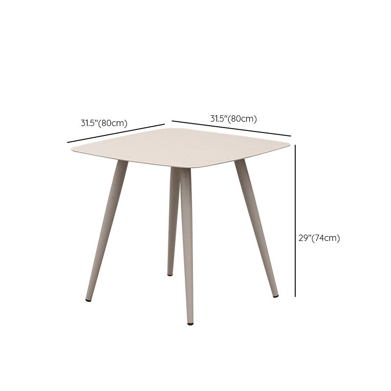 Boho Patio Dining Table Set 1/3/5/7/9 Pcs Aluminum Frame Dining Table and Chairs