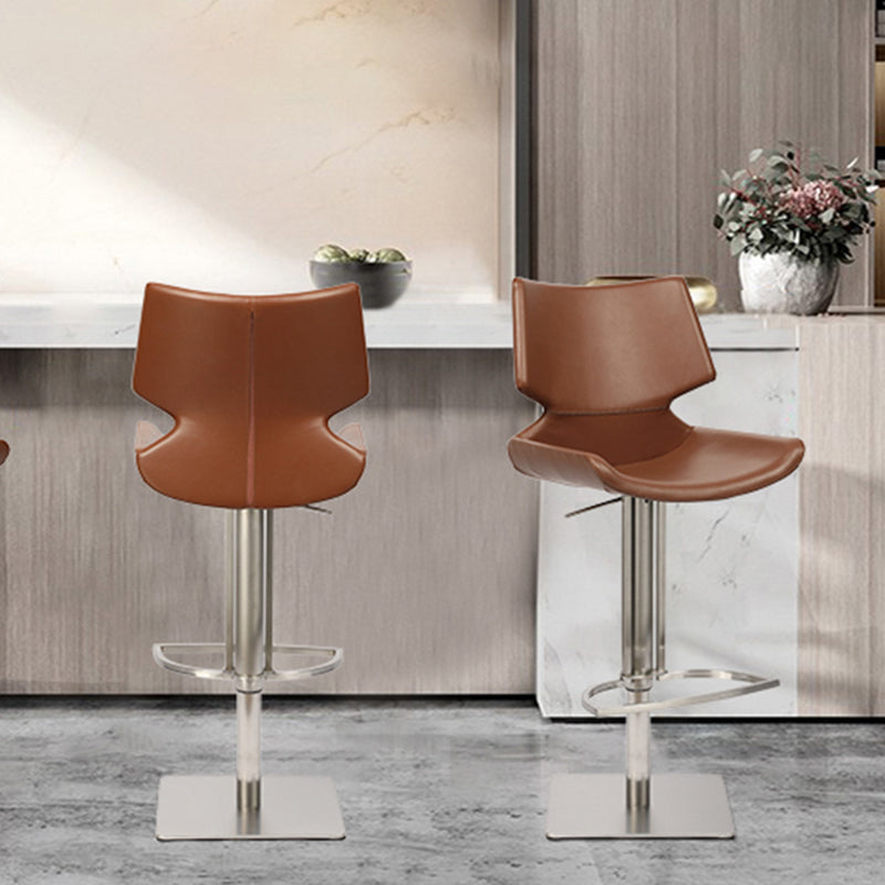 Armless Counter Chair Industrial Counter Height Stools for Restaurant