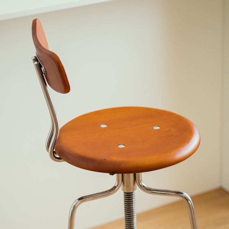 Modern Rotatable Bar Stool Low Back Counter Bar Stool for Home