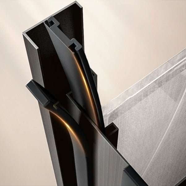 Frame Metal Double Sliding Shower Bath Door 78.7 High Clear Shower Door